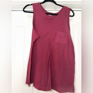 Universal Thread Burgundy Pocket Tank